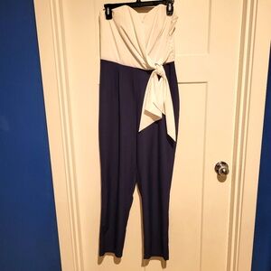 Miami Navy White Jumpsuit